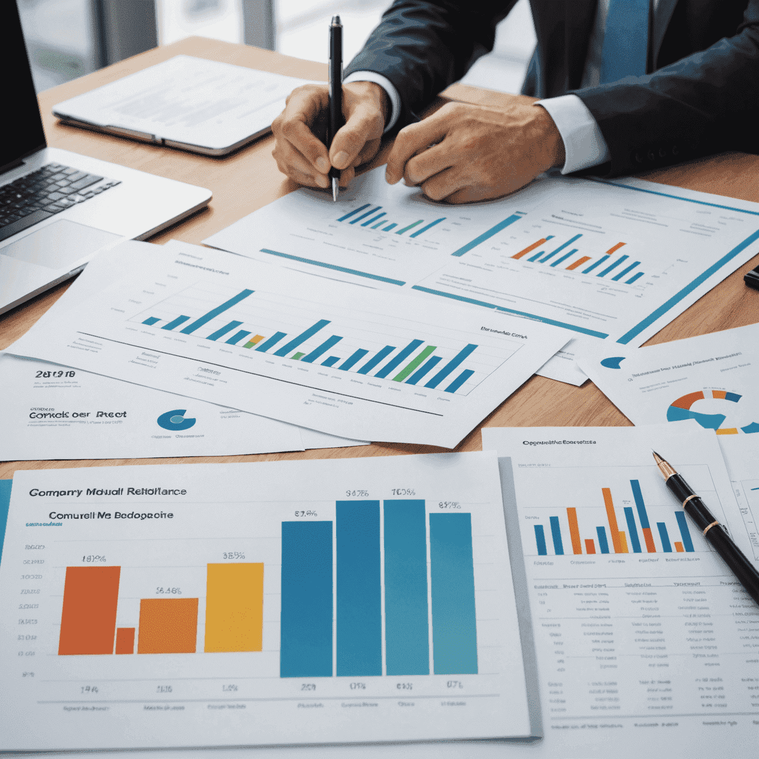 A before and after comparison of a company's performance metrics, showcasing the successful transformation achieved through consulting services.